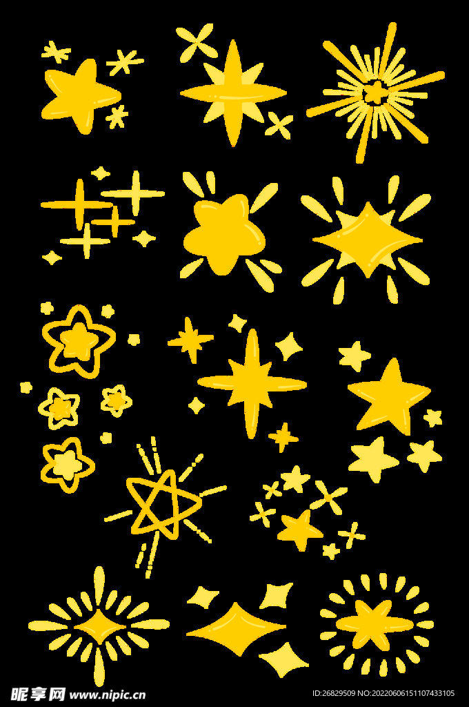 卡通星星 