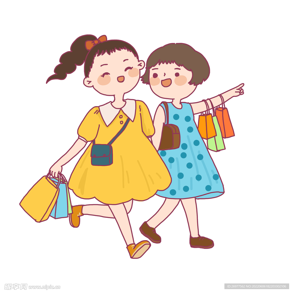 闺蜜逛街 