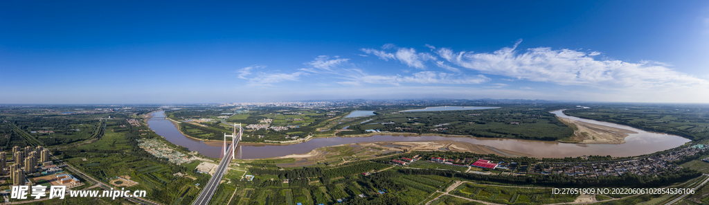 齐河生态城航拍图