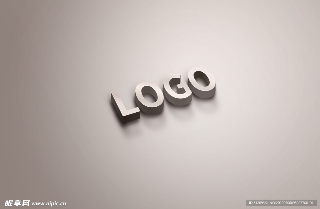 logo样机场景图效果图俯视图