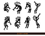 古代图腾人物插画