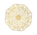 金色印花花纹