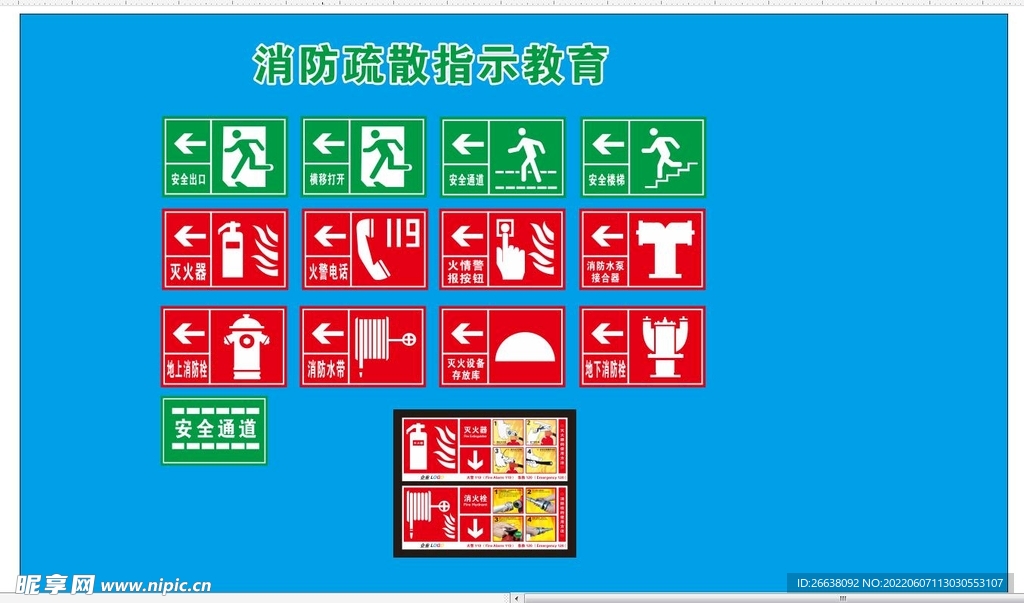 消防安全标识牌