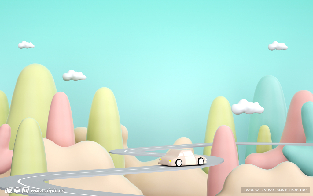 C4D产品背景