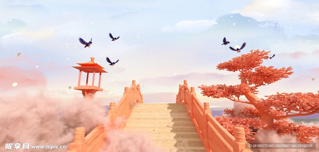 C4D背景素材