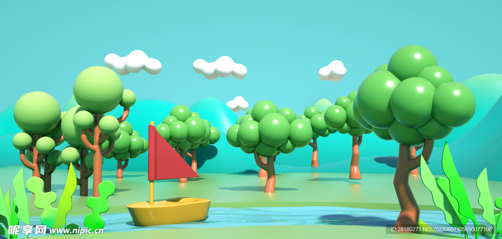  立体背景