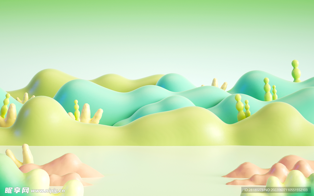 C4D产品 背景图