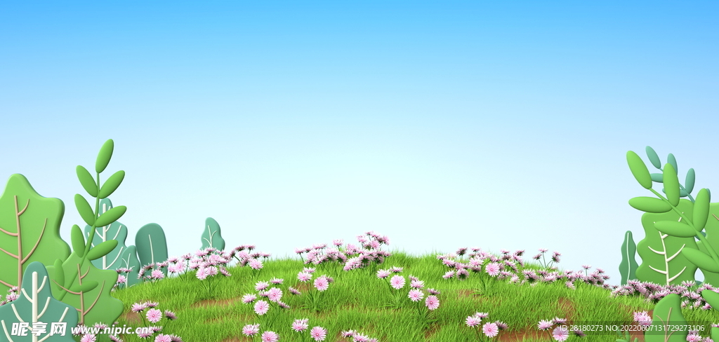  立体背景 C4D  3D  
