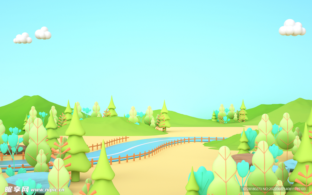 3D背景