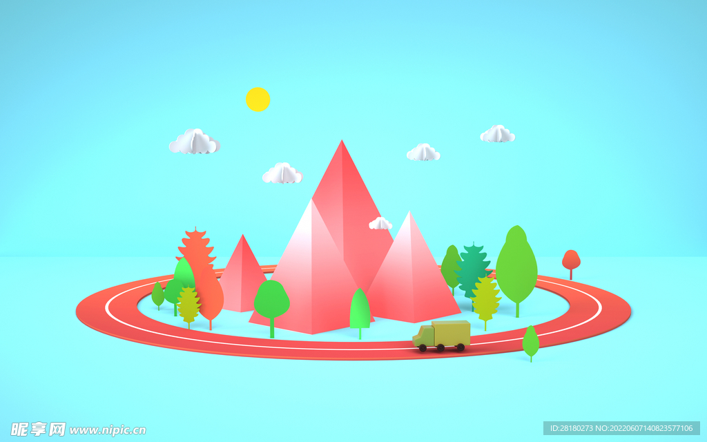 3D背景产品背景
