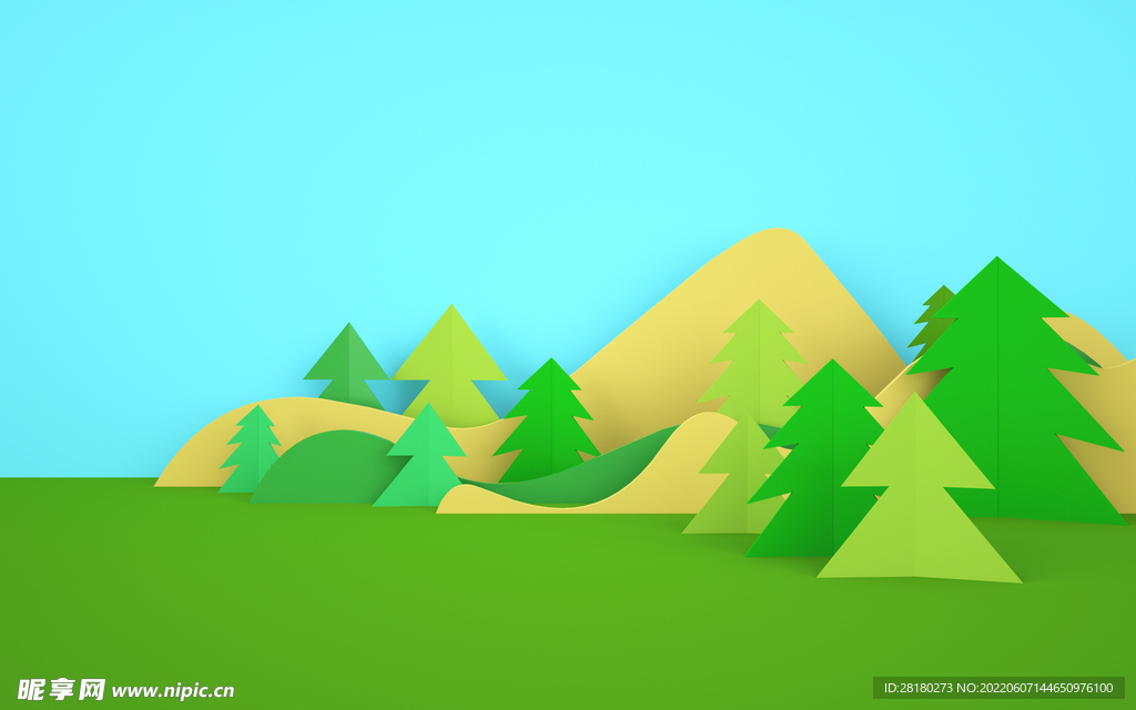 产品的清新背景 