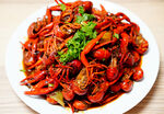 美味麻辣小龙虾摄影图