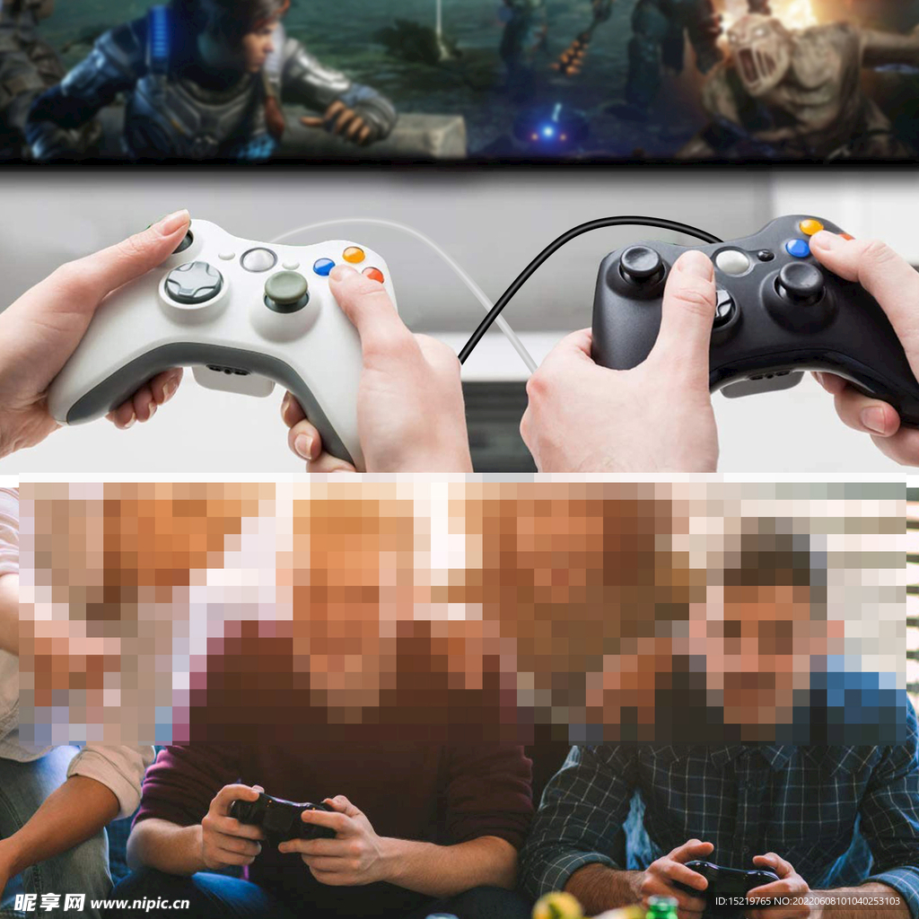 XBOX360 有线手柄场景图