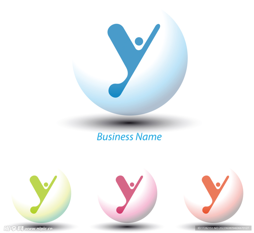 彩色 标志 logo 设计  