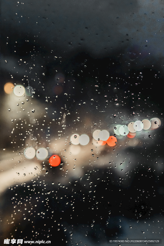 感性玻璃下雨天质感纹理痕迹