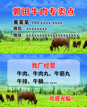 牛场屠宰场牛肉名片