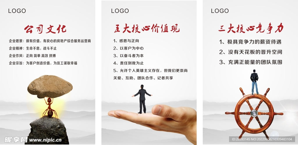 企业文化展板
