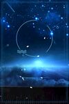 星空科技展板背景