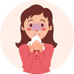 卡通防疫人物