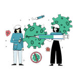 防疫卡通元素