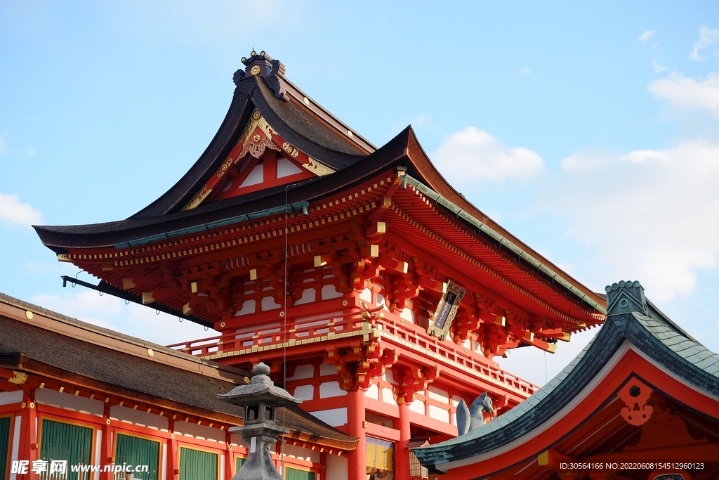 户外复古宫殿建筑