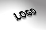 logo样机亚克力字