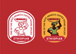 少数民族美食餐饮徽章logo