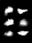 写实质感漂浮白云元素