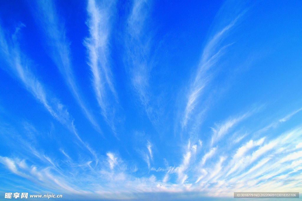 蓝天白云天空 