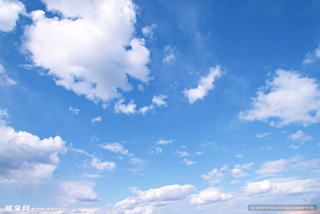蓝天白云天空 