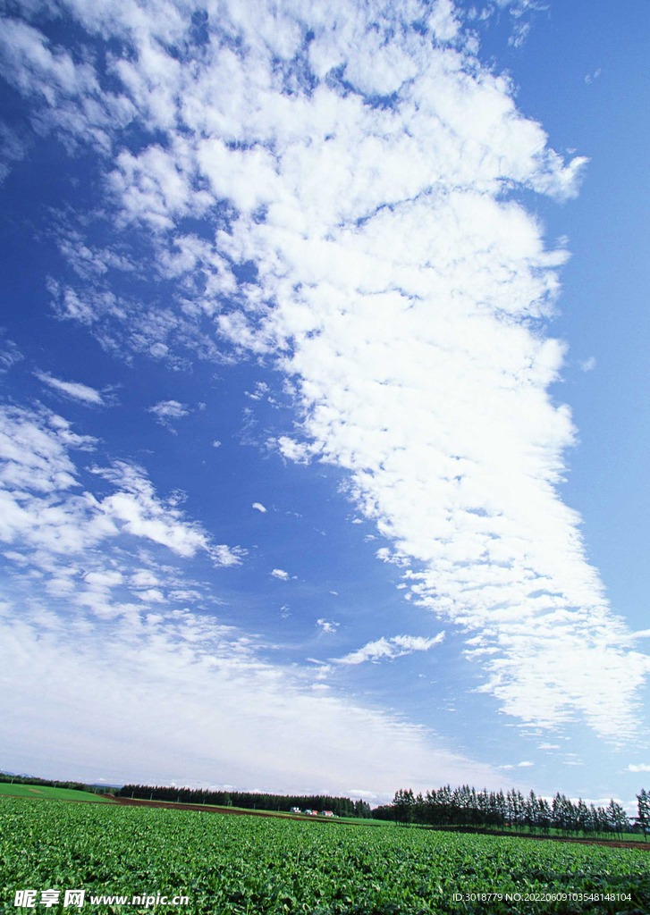 蓝天白云天空 