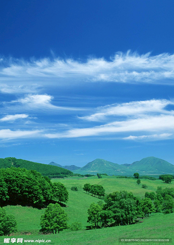 蓝天白云天空 