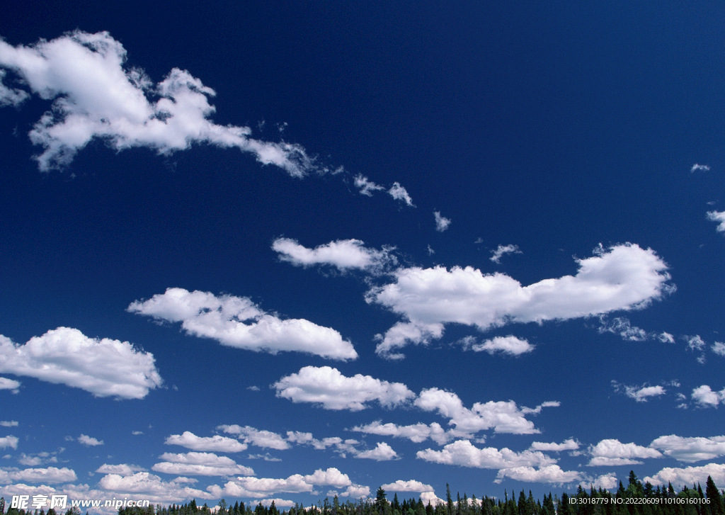 蓝天白云天空