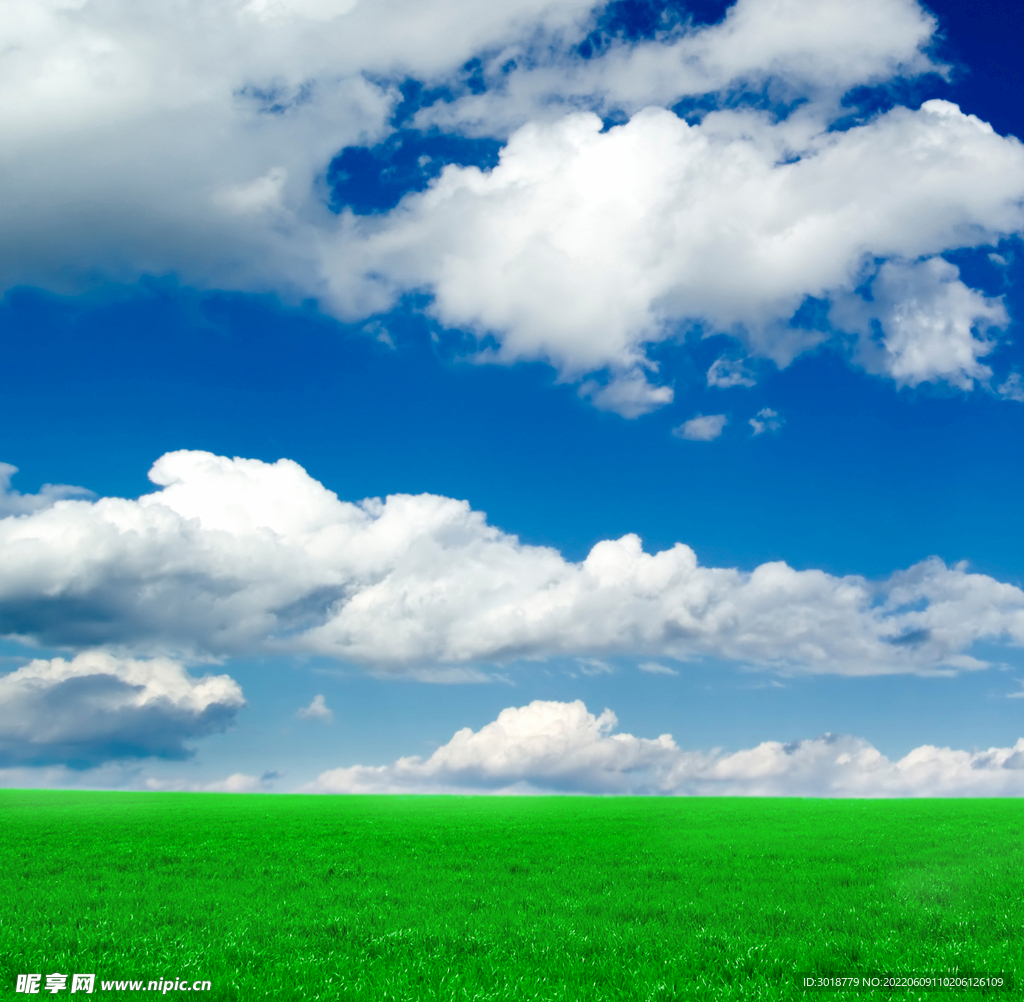 蓝天白云天空 