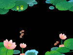 荷花池塘