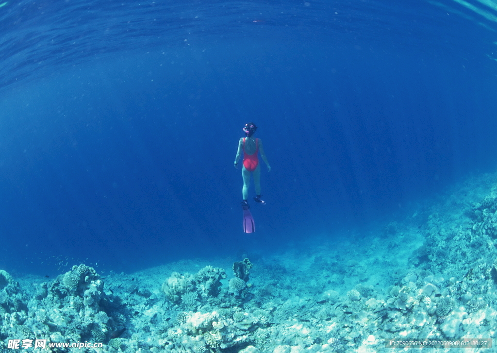 海底潜水       