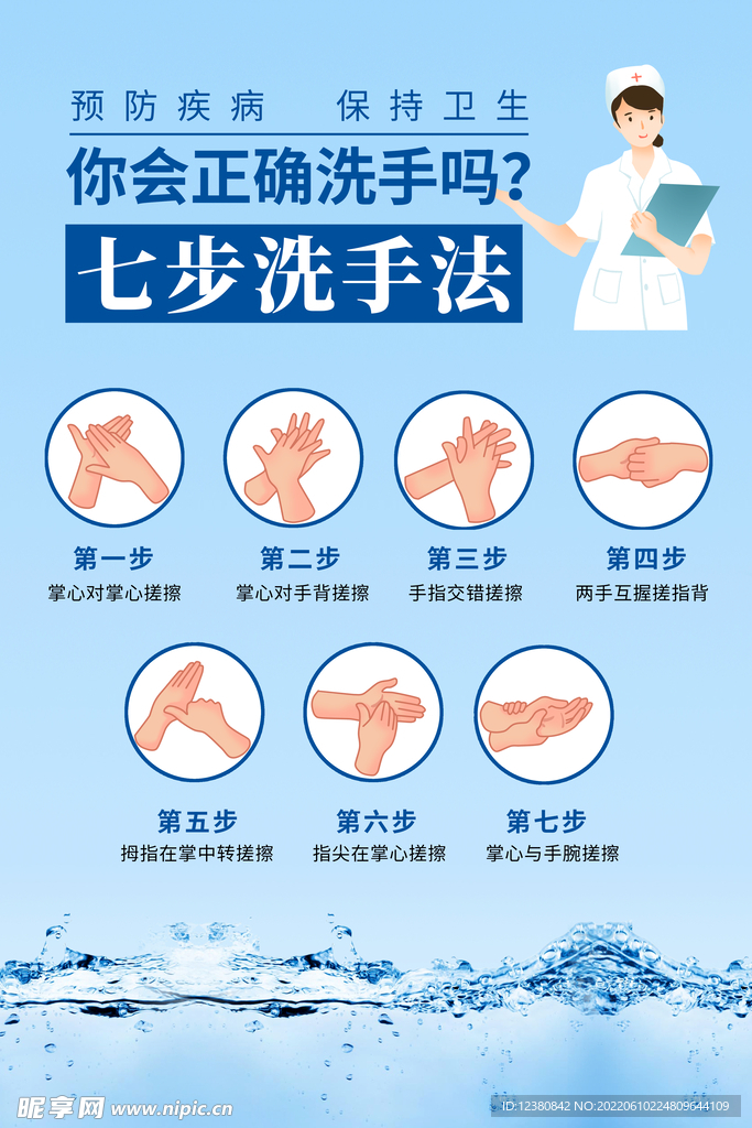 七步洗手法