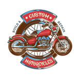 复古摩托车徽章