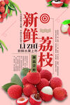 荔枝水果宣传海报