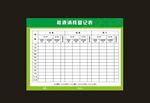 能源消耗登记表