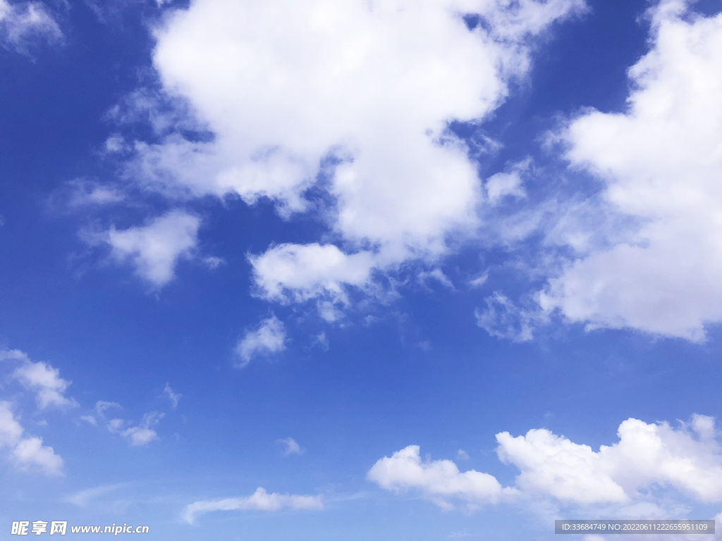 天空 白云 图片素材