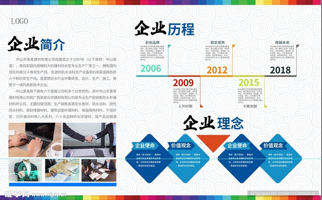 企业文化展板