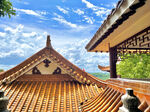 中式房檐天空