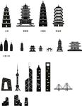 中国建筑矢量图