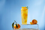 水果茶 满杯橙子 橘子 饮品