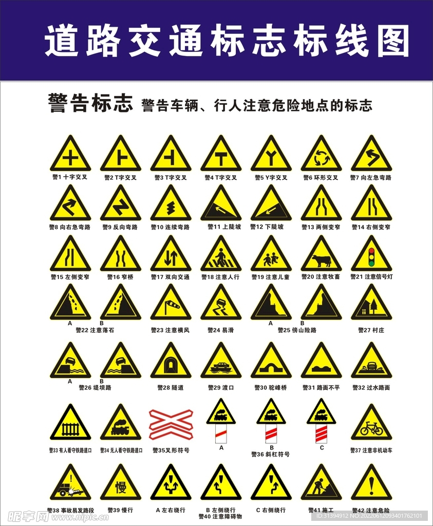 交通警告标志