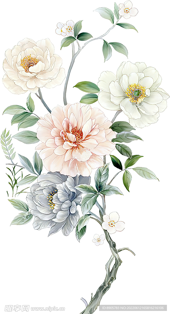 手绘花