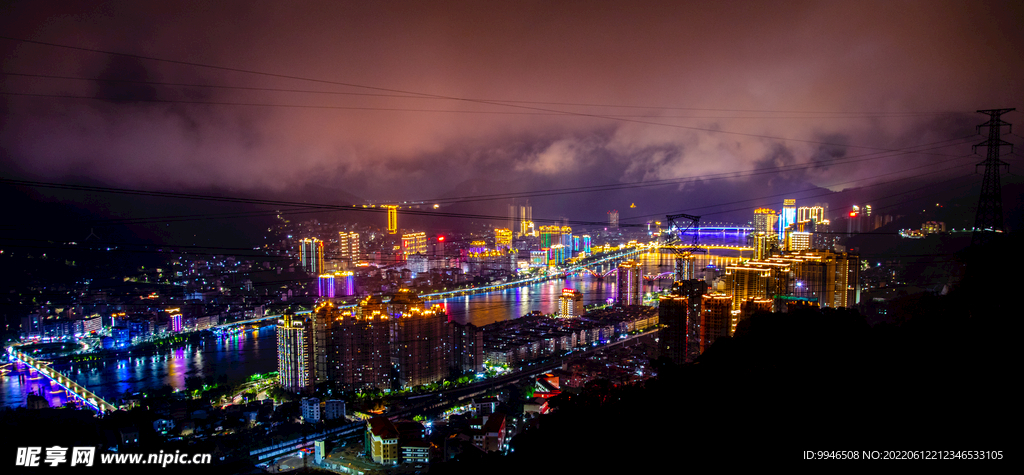 青田夜景