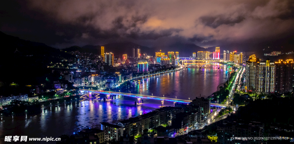 青田夜景