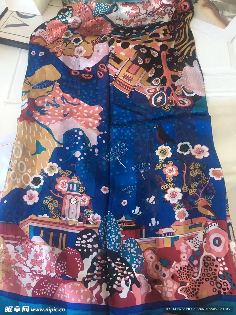 印花服装布料 